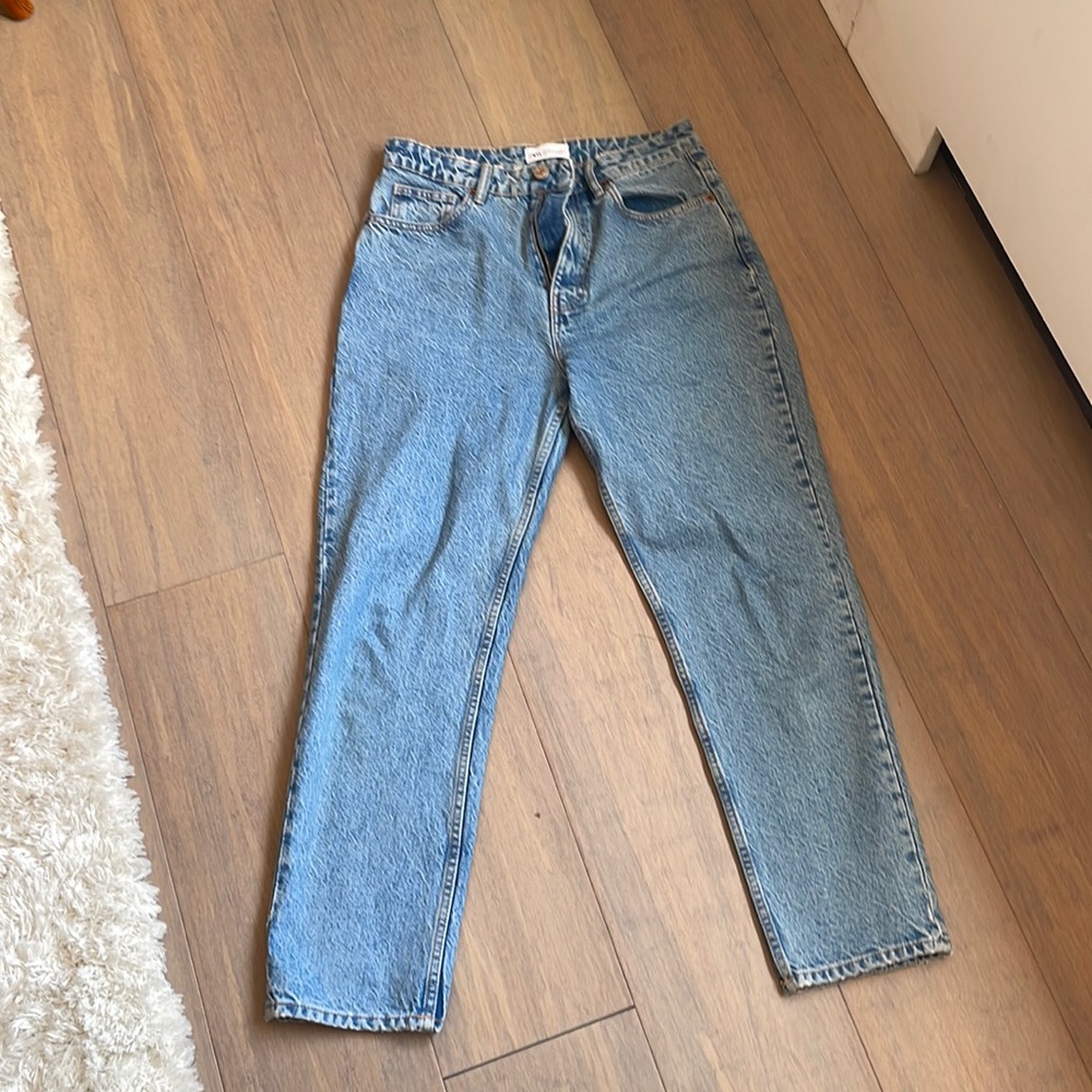 Zara mom jeans